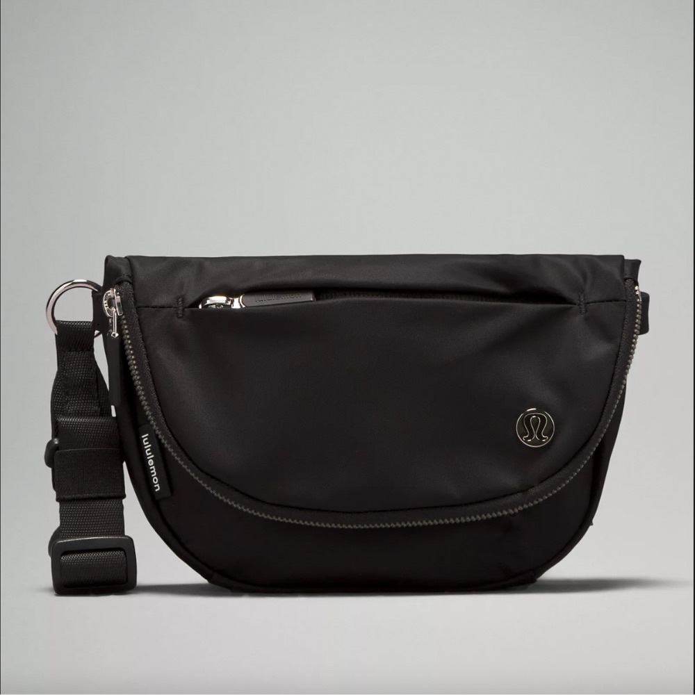 lululemon athletica Sleek Black Crossbody Bag